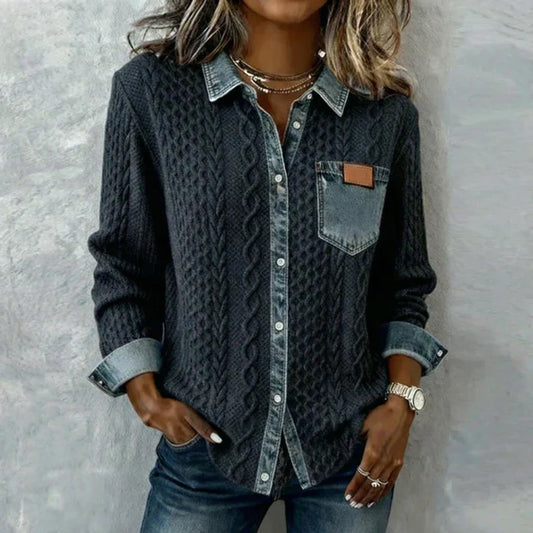 Élise™ | Elegant Button-Up Shirt