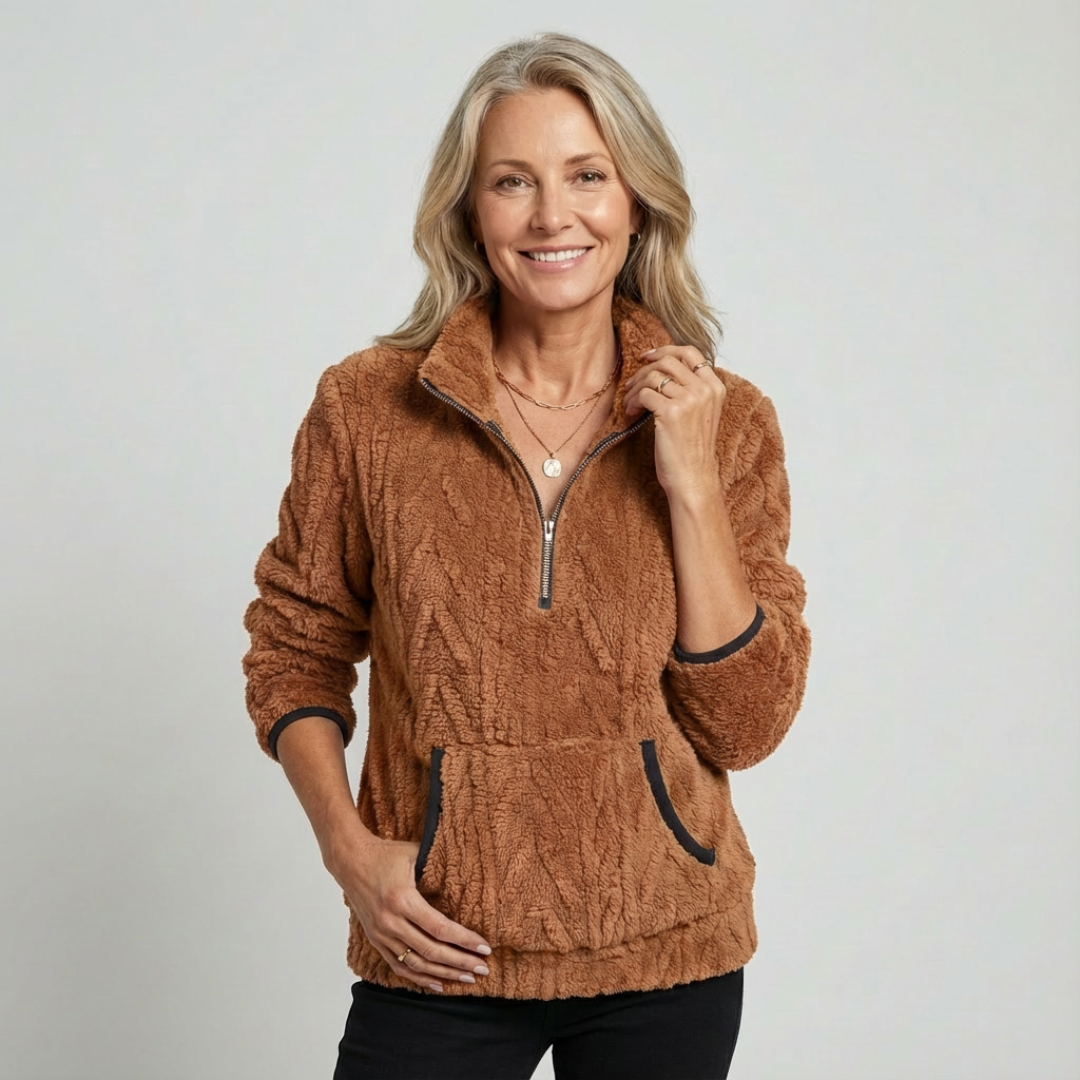 LIVIA™ | Soft Zip-up Sweater